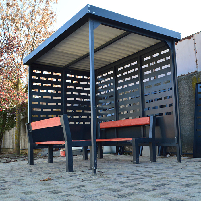 Second image of Adapost metalic pentru fumatori AFE7