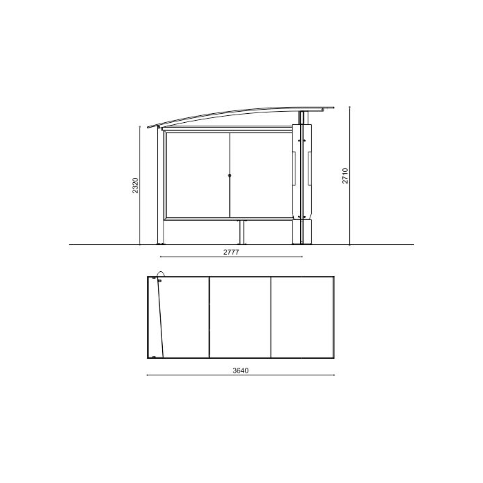 Second image of Adapost statie autobuz AS02