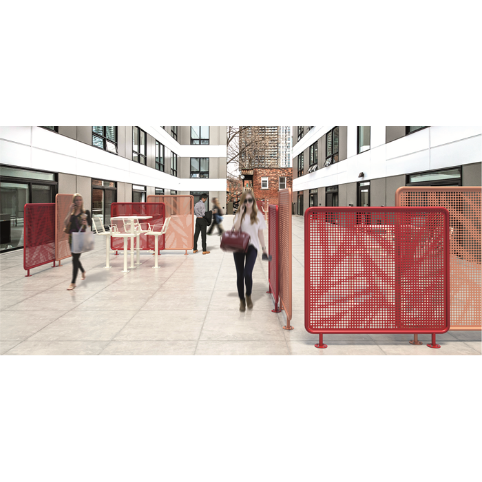 Panou metalic modular decorativ - model PMM02