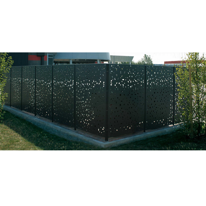 Second image of Panou metalic modular pentru mascare pubele mari