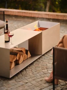 Mini gratar pe carbuni barbeque grill pentru terasa inox sau otel vopsit