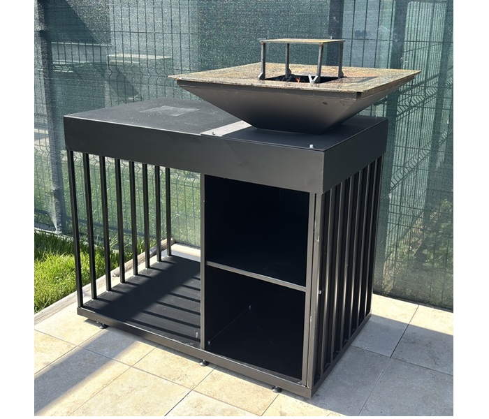 Second image of Grătar pe carbuni mixt grill si plita pentru friptura.