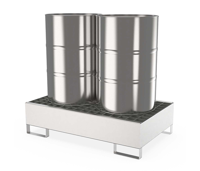 Cuva de retentie din inox pentru butoaie