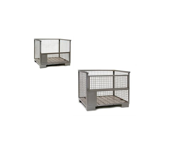 Boxpaleti metalici EUR 1 si EUR 2 , baby pallet CX09